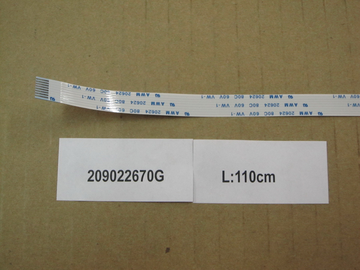 Flachbandkabel, 8-polig, 1100 mm für GCC Mercury, Artikelnummer GCC209022670G-MERCURY
