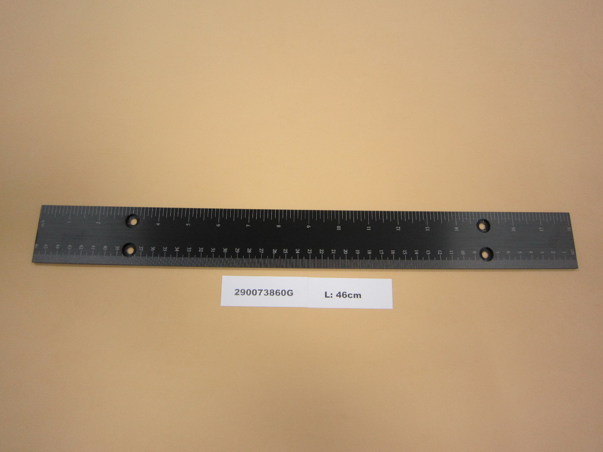 Abstandsmaßstab-Set für Y-Achse, 460 × 50 × 3 mm für GCC Spirit LS, Artikelnummer GCC290073860G-SPIRIT-LS