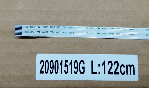 Flachbandkabel, 8-polig, 1220 mm für GCC Spirit LS, Artikelnummer GCC20901519G-SPIRIT-LS