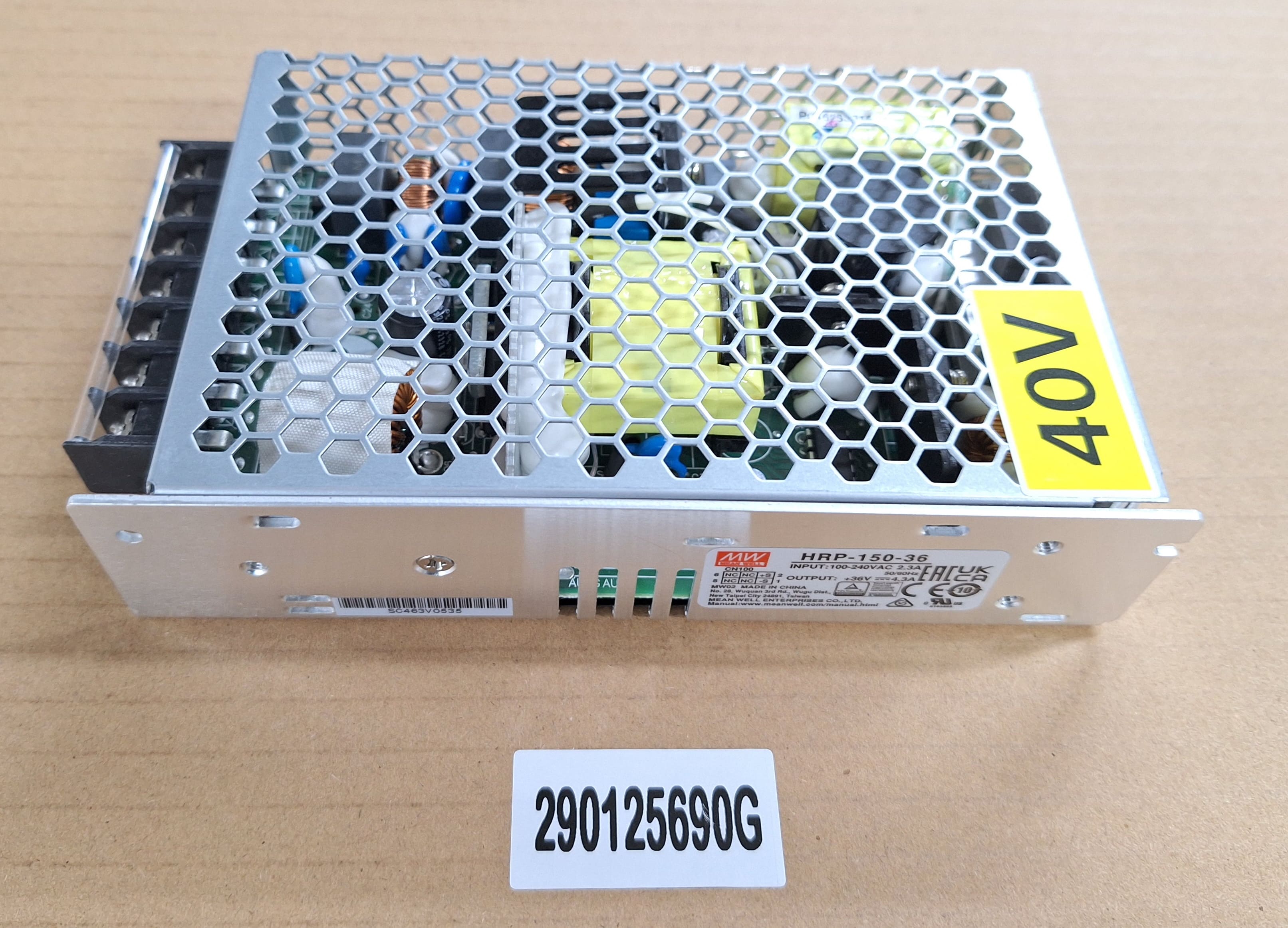 Netzteil-Baugruppe HRP-150-36, 40 V für GCC C180, Artikelnummer GCC290125690G-C180