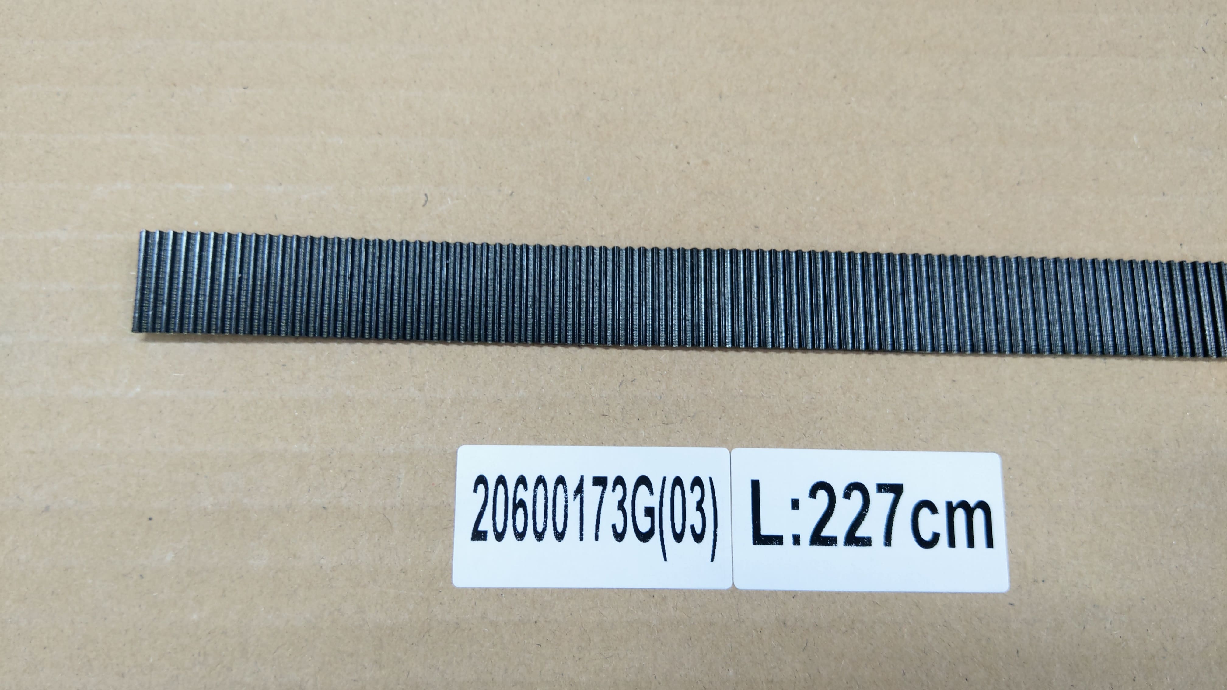 Offener X-Achsen-Kevlar-Zahnriemen FHT-2 T1137 W15 für GCC Spirit GLS Hybrid Pro, Artikelnummer GCC20600173G-SPIRIT-GLS-HYBRID-PRO