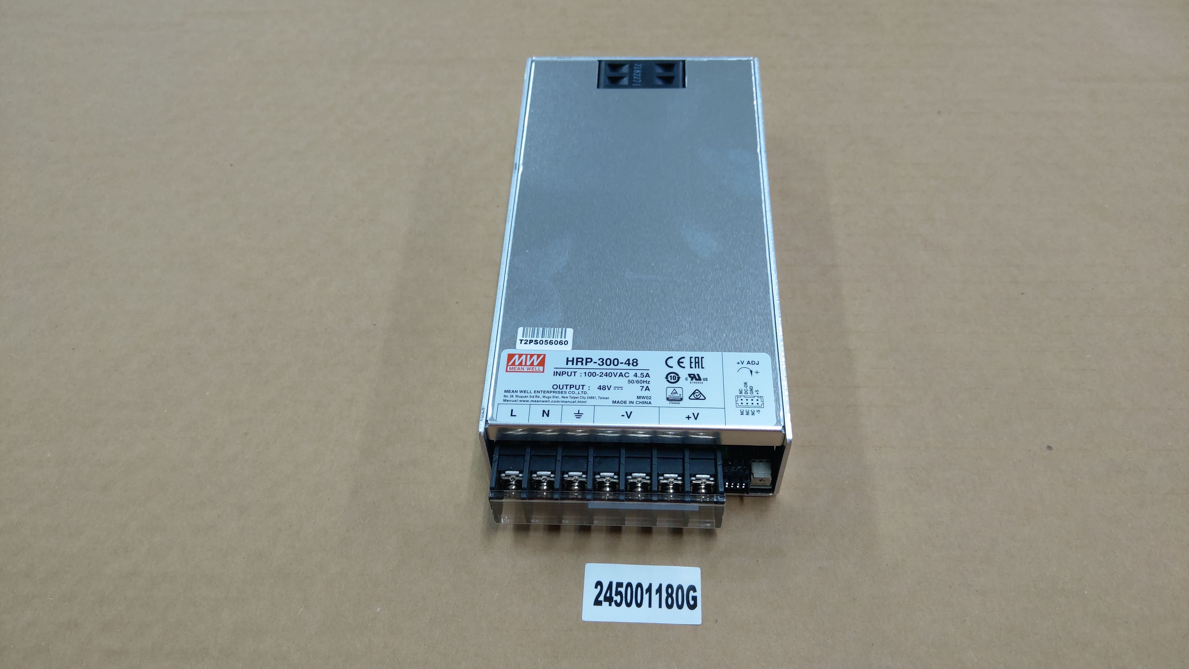Netzteil 300 W, 48 V / 7 A HRP-300-48 für GCC Spirit GLS Hybrid Pro, Artikelnummer GCC245001180G-SPIRIT-GLS-HYBRID-PRO